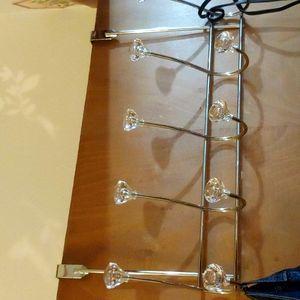 Over the door 10 knobbed hanger 5 spaces